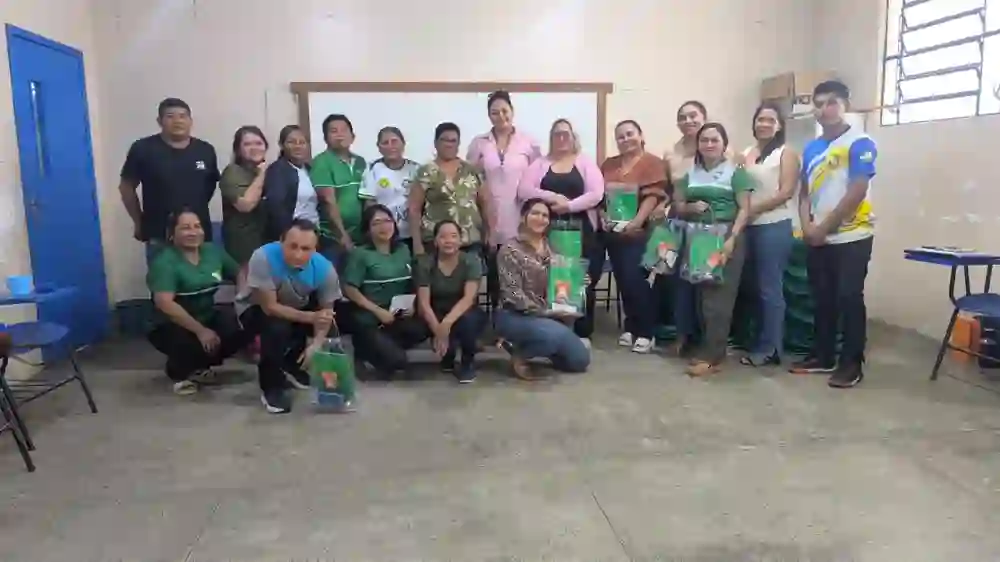 Confraternização da equipe pedagógica