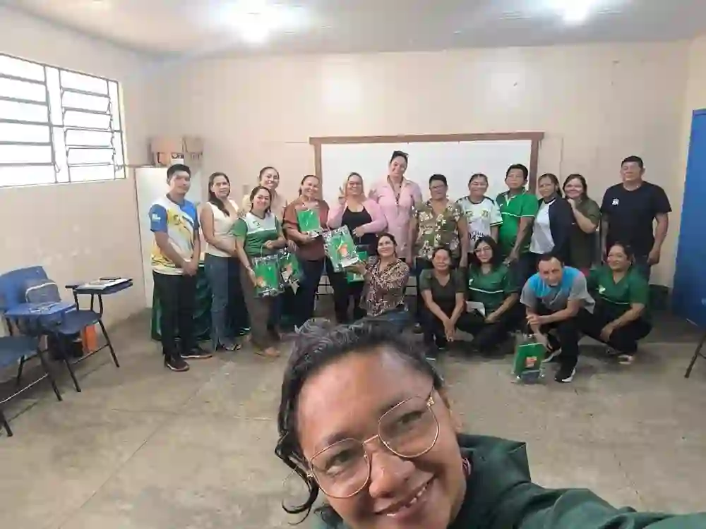 Confraternização da equipe pedagógica