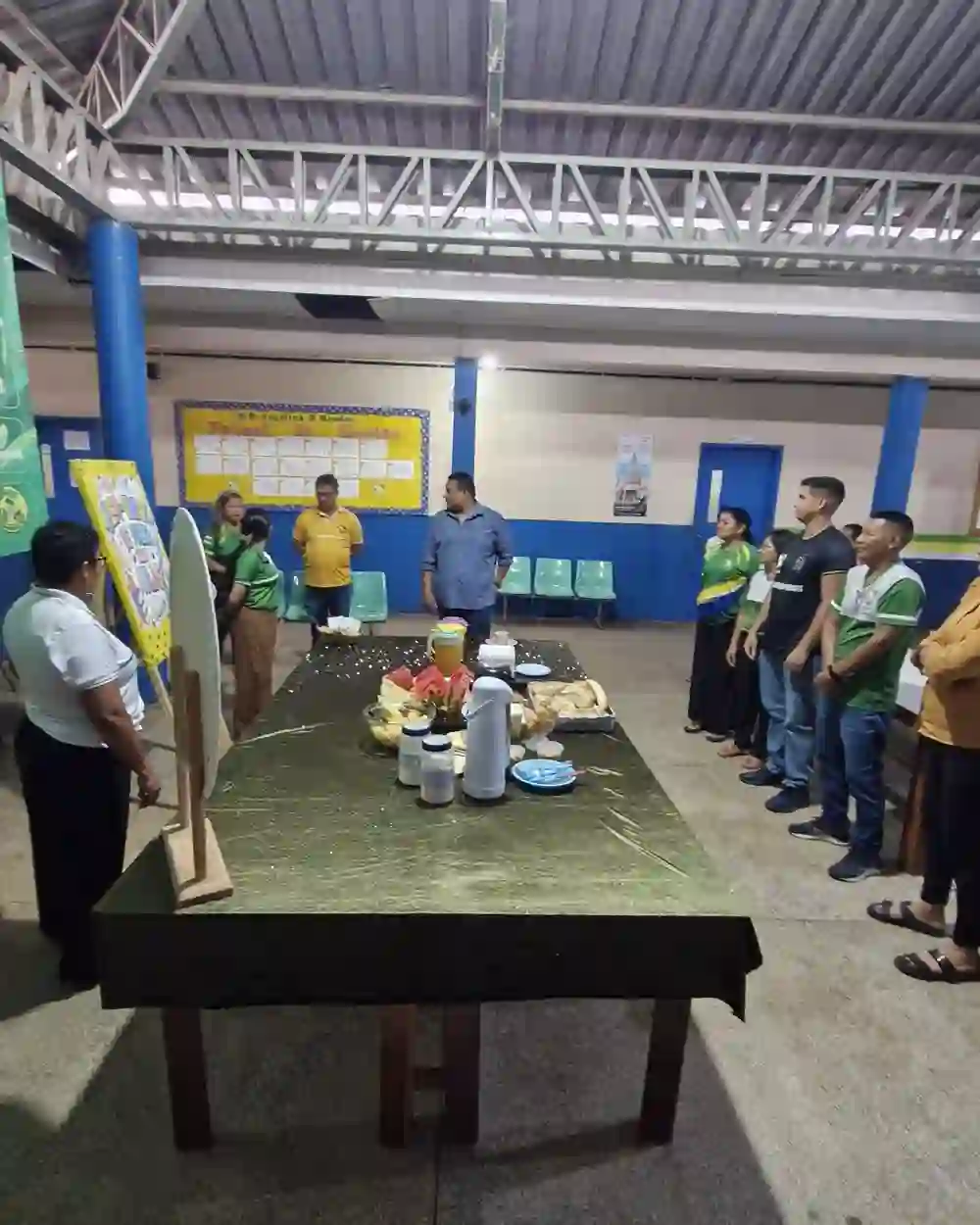 Reunião da equipe escolar